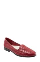 Women's Trotters Liz Woven Loafer Flat N - Red