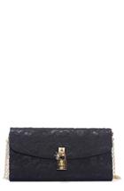 Dolce & Gabbana Lace Pouchette Clutch - Black