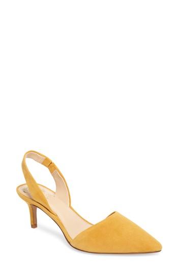 Women's Vince Camuto Kolissa Slingback Pump .5 M - Yellow