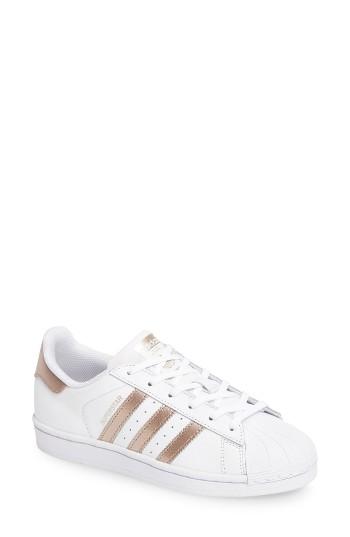 Women's Adidas Superstar Sneaker Women's / 9 Men's M - Metallic