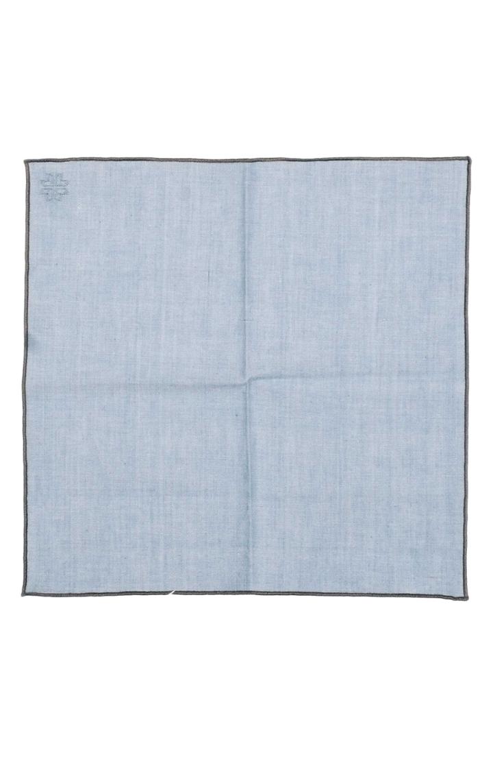 Men's Hook + Albert Kimye Cotton Pocket Square