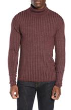 Men's Robert Barakett Devon Fit Turtleneck, Size Small - Red