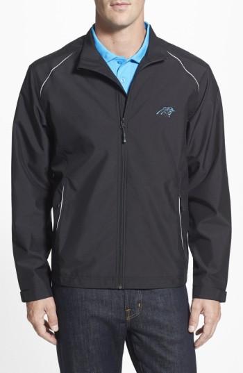 Men's Cutter & Buck Carolina Panthers - Beacon Weathertec Wind & Water Resistant Jacket
