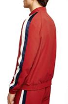 Men's Topman Side Stripe Track Jacket - Red