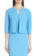 Women's Alexander Mcqueen Floral Jacquard Peplum Cardigan