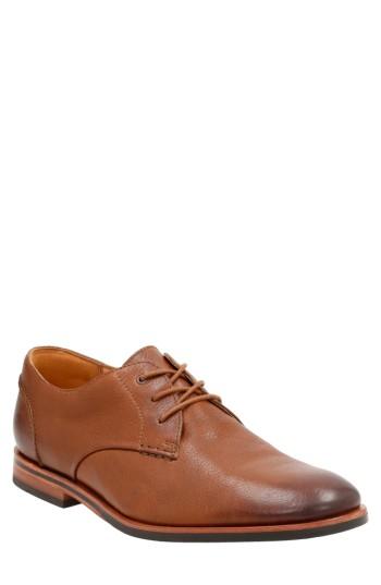 Men's Clarks Broyd Walk Plain Toe Derby .5 M - Brown