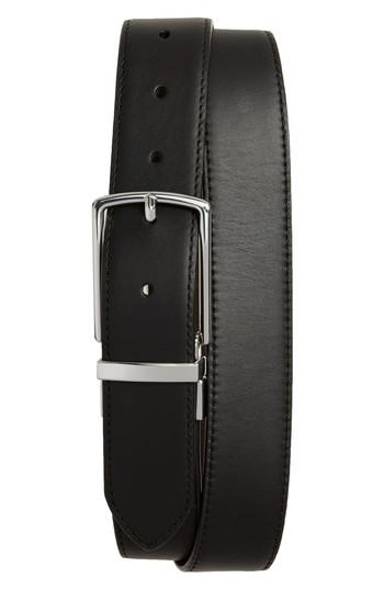 Men's Nordstrom Men's Shop Preston Reversible Leather Belt - Black/ Brown