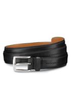 Men's Allen Edmonds Mackey Ave Leather Belt - Black