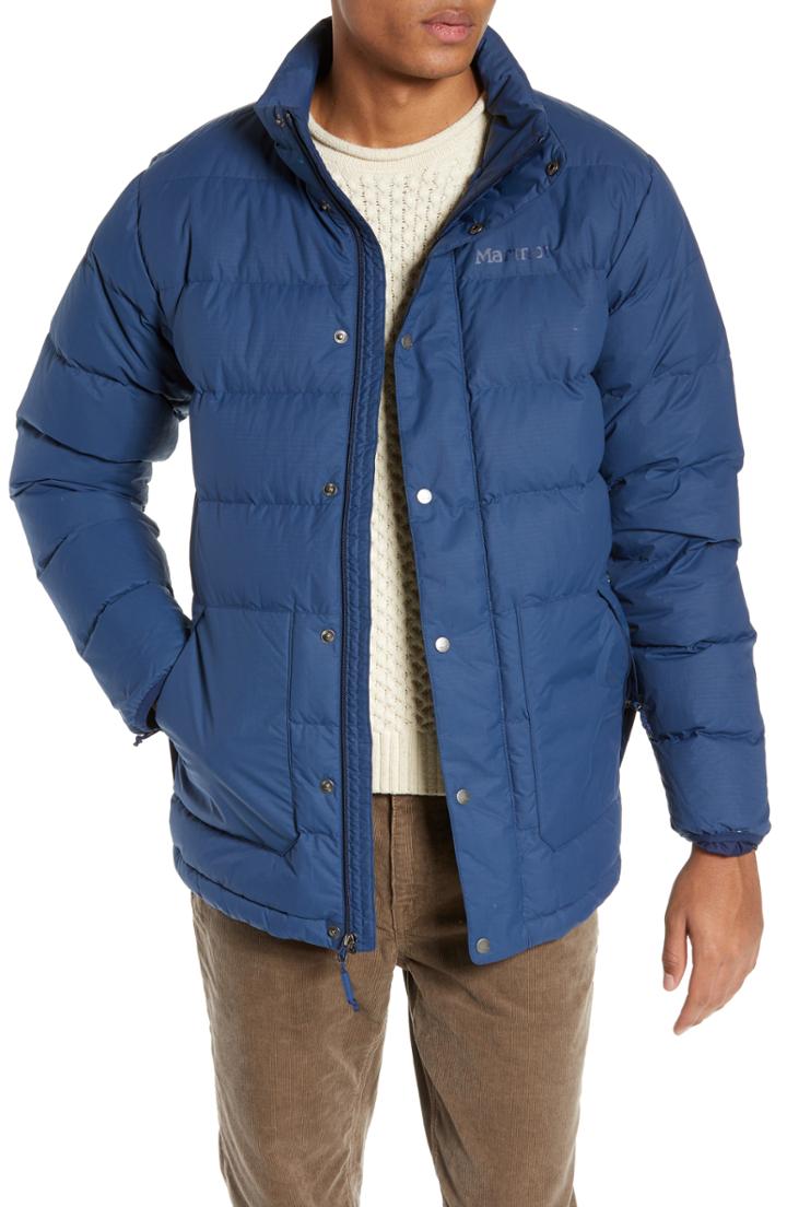 Men's Marmot Warm Ii Packable Down Jacket - Blue