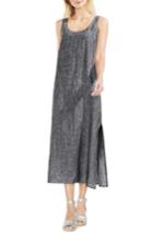 Women's Vince Camuto Cross Dye Sleeveless Maxi Dress, Size - Black