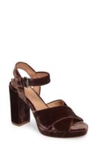 Women's Madewell Vanessa Block Heel Sandal .5 M - Brown