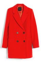 Women's Madewell Hollis Double Breasted Coat - Red