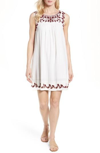 Women's Lucky Brand Hannah Embroidered Shift Dress