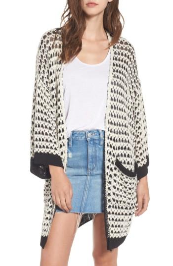 Women's Moon River Oversize Cardigan - Black