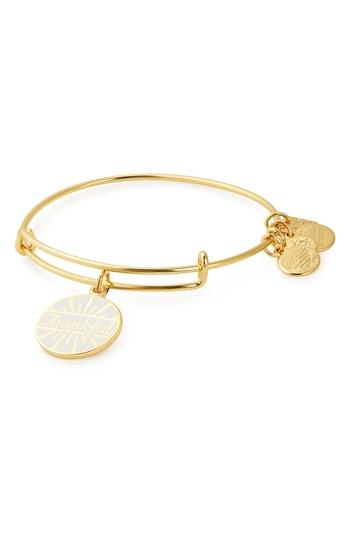 Women's Alex And Ani Charity By Design Today Is A Gift Bangle