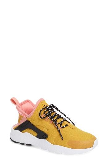 Women's Nike 'air Huarache Run Ultra Se' Sneaker .5 M - Yellow