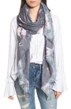 Women's Treasure & Bond Oversize Print Wrap, Size - Grey