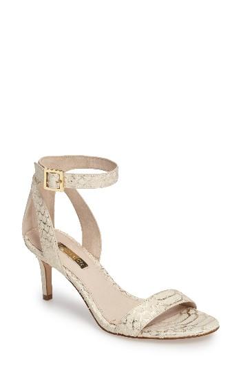Women's Louise Et Cie 'hyacinth' Ankle Strap Sandal .5 M - Metallic