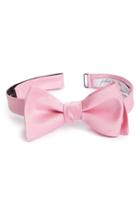 Men's John W. Nordstrom Dot Silk Bow Tie, Size - Pink
