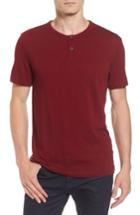 Men's Theory Gaskell Henley T-shirt - Red