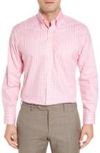 Men's Nordstrom Men's Shop Traditional Fit Non-iron Gingham Dress Shirt .5 - 36 - Pink