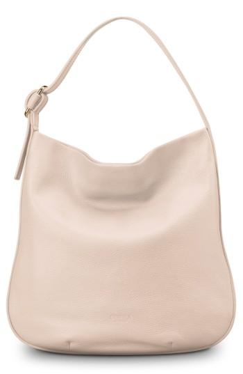 Shinola Birdy Grained Leather Hobo Bag - Pink
