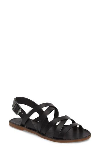 Women's Madewell The Boardwalk Multistrap Sandal M - Black