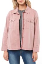 Women's O'neill Ripley Twill Shirt Jacket - Pink