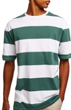 Men's Topman Wide Stripe Classic Fit T-shirt - Green