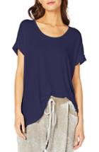 Women's Michael Stars Slouchy Knit Tee, Size - Blue
