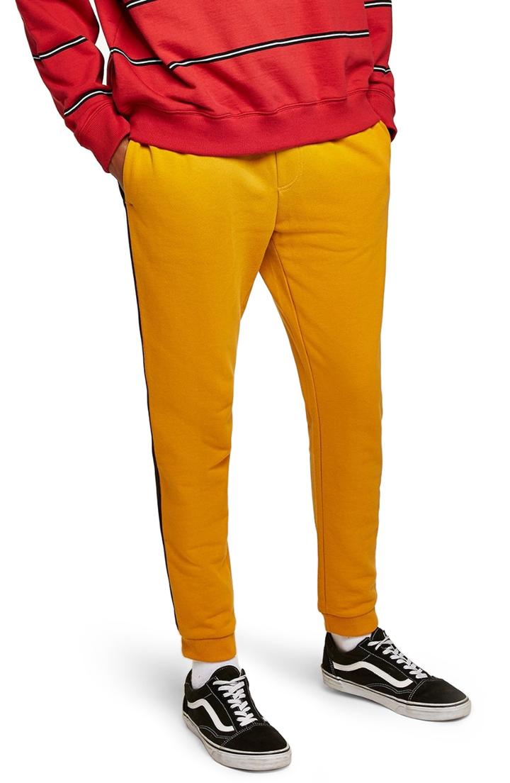 Men's Topman Classic Fit Side Tape Joggers