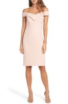 Women's Eliza J Portrait Collar Sheath Dress - Pink