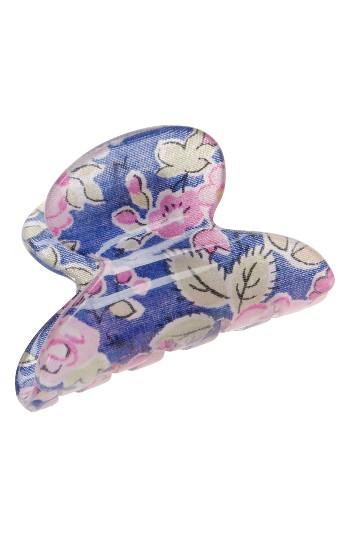 France Luxe 'mini Couture' Jaw Clip, Size - Blue