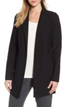 Women's Eileen Fisher Long Knit Jacket, Size - Black