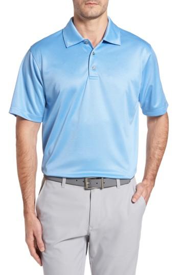Men's Swc Diamond Jacquard Polo, Size - Blue