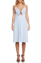 Women's Willow & Clay Brenda Tie Front Dress - Blue