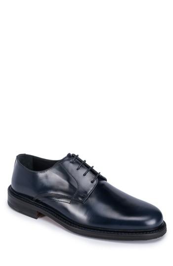 Men's Bugatchi Palermo Plain Toe Derby M - Blue