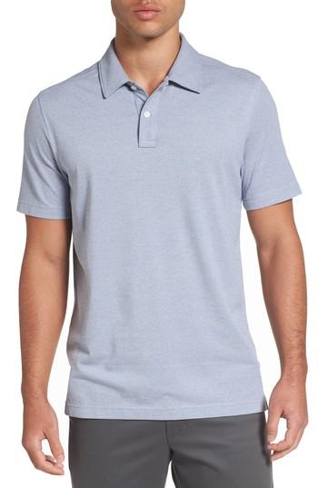 Men's Nordstrom Mens Shop Fit Polo, Size Medium - Blue