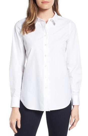 Women's Draper James Elliot Cotton Shirt - White