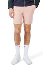Men's Topman Stretch Skinny Fit Chino Shorts - Pink