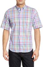 Men's Tailorbyrd Osage Fit Short Sleeve Plaid Sport Shirt