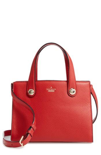 Kate Spade New York Stewart Street - Little Joy Leather Satchel - Red