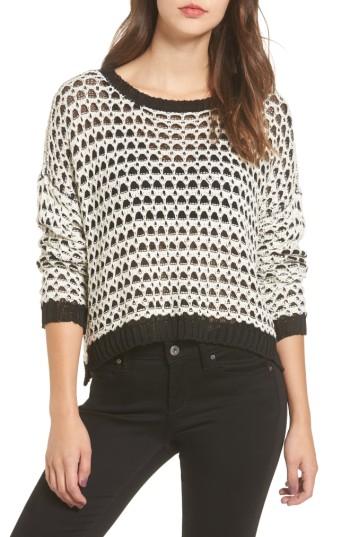 Women's Moon River Textrued Knit Sweater - Black
