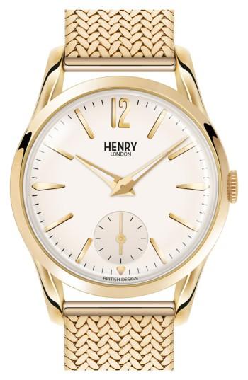 Women's Henry London 'westminster' Mesh Strap Watch, 30mm