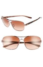Women's Oakley Sanctuary 58mm Sunglasses - Rose Gold/ Vr50 Brown