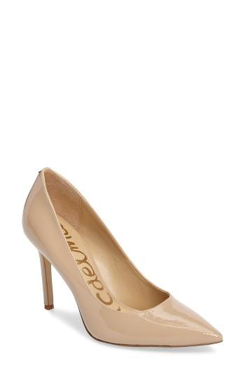 Women's Sam Edelman Hazel Pointy Toe Pump M - Beige