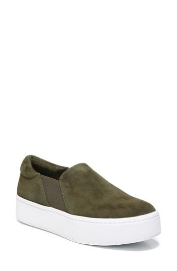 Women's Vince Warren Slip-on Sneaker .5 M - Beige