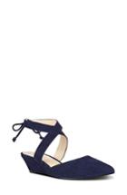 Women's Nine West Elira Crisscross Strappy Wedge Pump