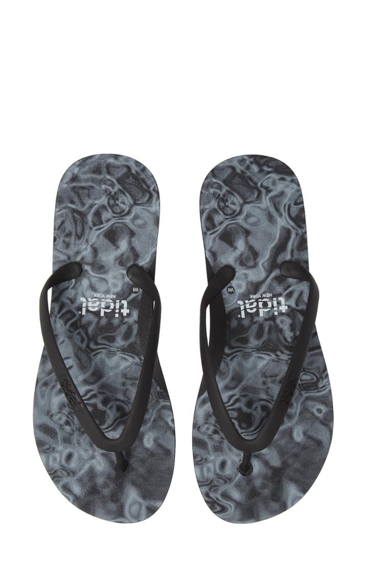 Women's Tidal New York Tide Flip Flop M - Black
