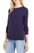 Women's Halogen Seam Detail High/low Sweater - Blue